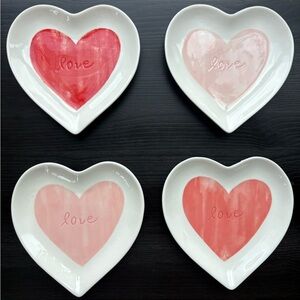Pottery Barn Love Plates